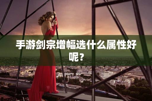 手游剑宗增幅选什么属性好呢？