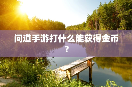 问道手游打什么能获得金币？