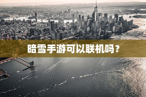 暗雪手游可以联机吗？