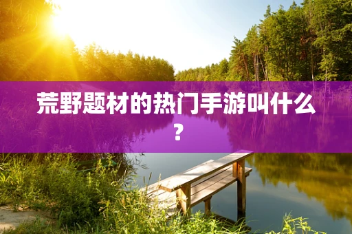 荒野题材的热门手游叫什么？