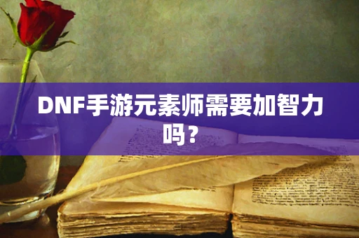 DNF手游元素师需要加智力吗？
