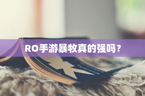 RO手游暴牧真的强吗？
