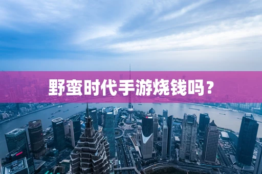 野蛮时代手游烧钱吗？