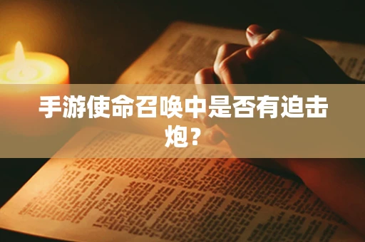 手游使命召唤中是否有迫击炮？