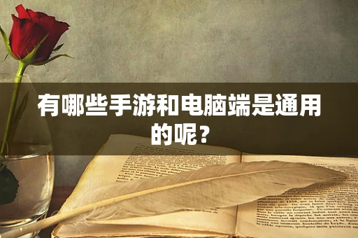有哪些手游和电脑端是通用的呢？