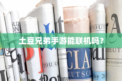 土豆兄弟手游能联机吗？