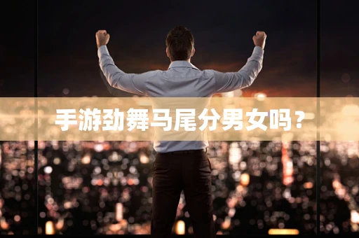 手游劲舞马尾分男女吗？