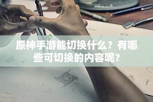 原神手游能切换什么？有哪些可切换的内容呢？