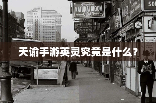 天谕手游英灵究竟是什么？