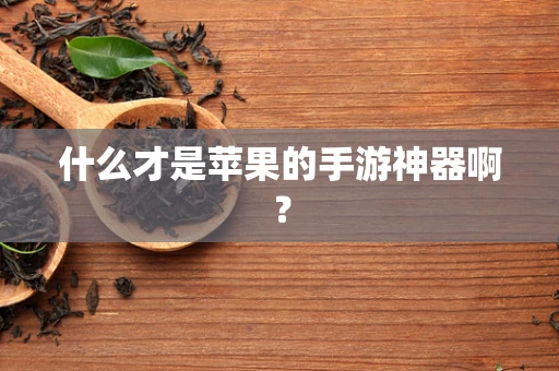 什么才是苹果的手游神器啊？