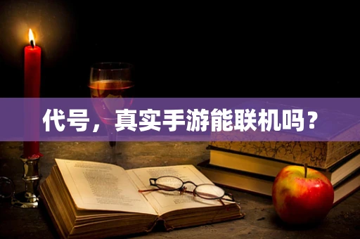 代号，真实手游能联机吗？