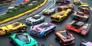 手游中可以自由拼装赛车吗？